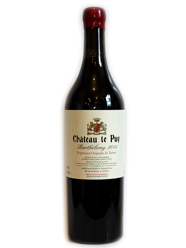 [2014］シャトー ル ピュイ バルテルミ　Chateau Le Puy Barthelemy　赤 750ml