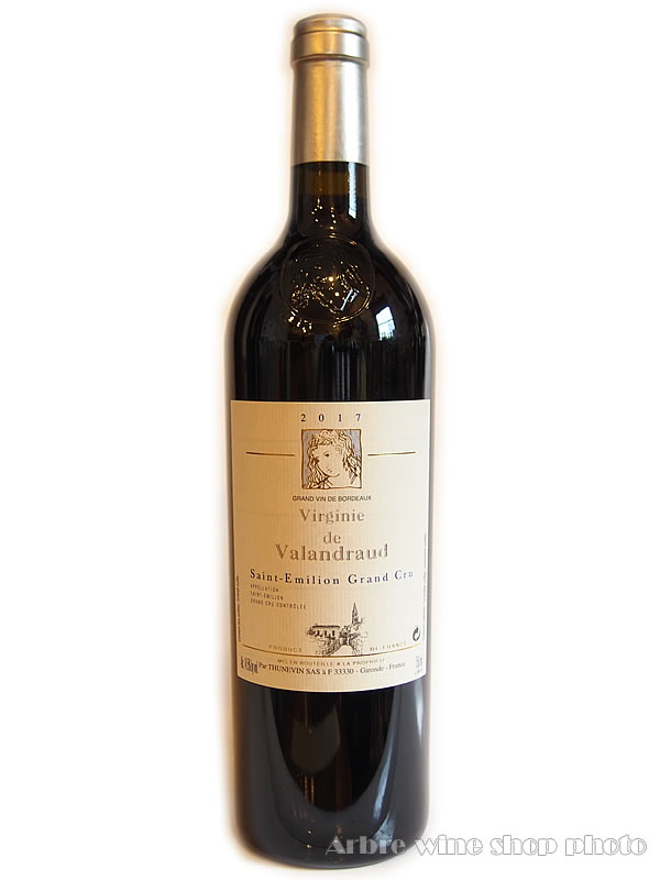 [2017］ヴィルジニ・ド・ヴァランドロー　Virginie de Valandraud 赤 750ml　