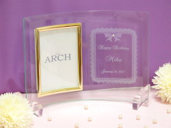 ガラスフォトフレーム　お誕生日用