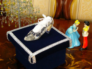 ガラスの靴 オプション　リングピロー＆シャイニー台座セット