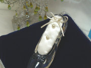 ガラスの靴 ＨａｐｐｙＧｌａｓｓＳｈｏｅ　リングピロークッションパールタイプ