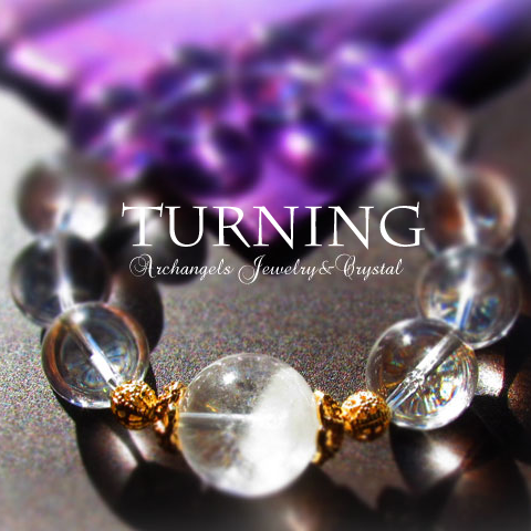 天然石 パワーストーン|　ホワイトファントムクォーツ　ブラジル産レムリアンシードクリスタル　ブレスレット