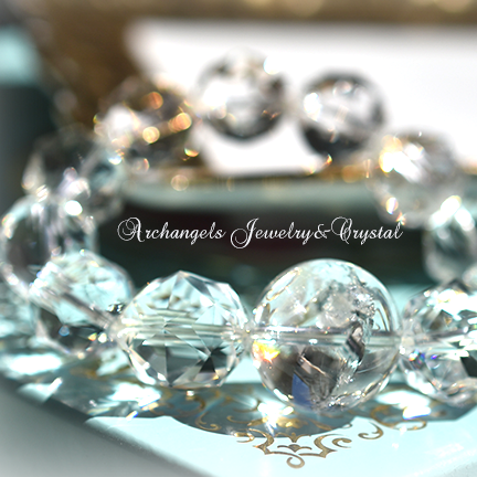 オリジナル・ブレス「Rainbow」アイリスクォーツ*クリアクォーツ・スターカット