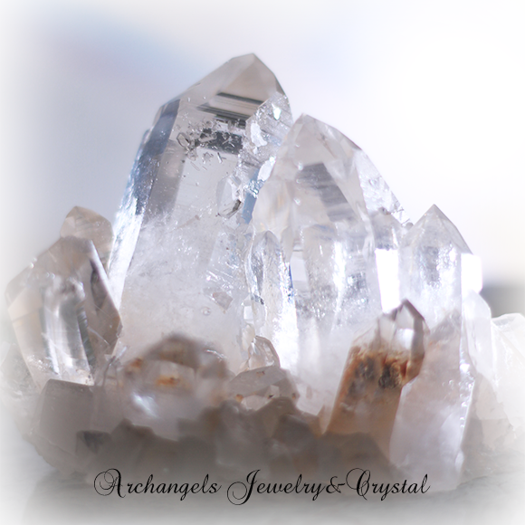 USA アーカンソー産 AAAAA  クリアクォーツ クラスター 4