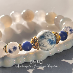 オリジナル・ブレス「神域 - 蒼の気をまとう、お守り -」K2アズ...