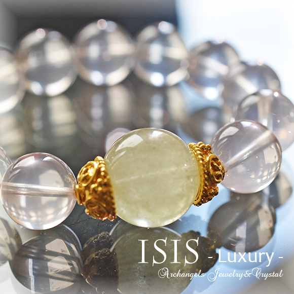 スターディープローズクォーツとパープルリビアングラス 粒売り/バラ