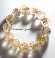 「Golden Power」ルチルクォーツ15mm・ブレス