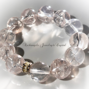 ピンクアイリスクォーツ15mm ブレス「Blessing｜天使のご加護」