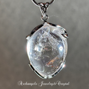 水入り＆マニフェステーションクォーツ/クォーツインクォーツ・ペンダント