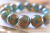 天然石 パワーストーン|クリソコラ　Chrysocolla　珪孔雀石　ブレス 　パワーストーンブレスレット　アーキエンジェルズ