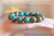 天然石 パワーストーン|クリソコラ　Chrysocolla　珪孔雀石　ブレス 　パワーストーンブレスレット　アーキエンジェルズ