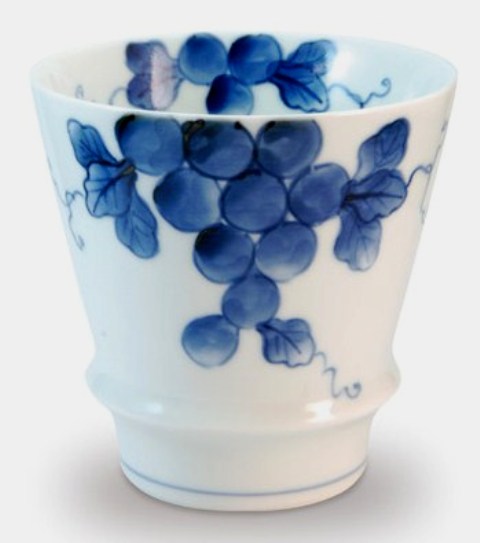 【オリジナル名入れ】　　ぶどう　至高の焼酎グラス