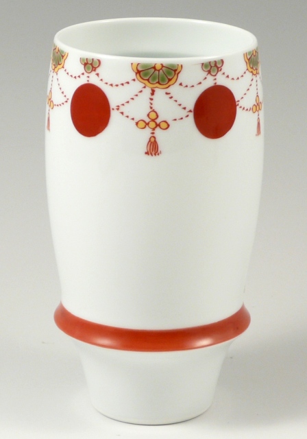 【匠の蔵　プレミアムビアグラス】 瓔珞紋(赤)＜オリジナル＞