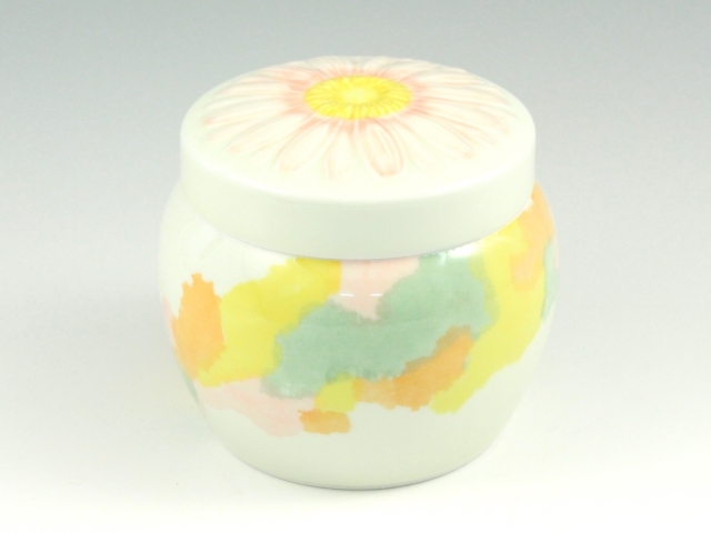 インテリア骨壺 虹雲 メモリアルポット ４寸(内径9cm)