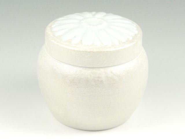 インテリア骨壺 ラスター彩 メモリアルポット ５寸(内径12cm)