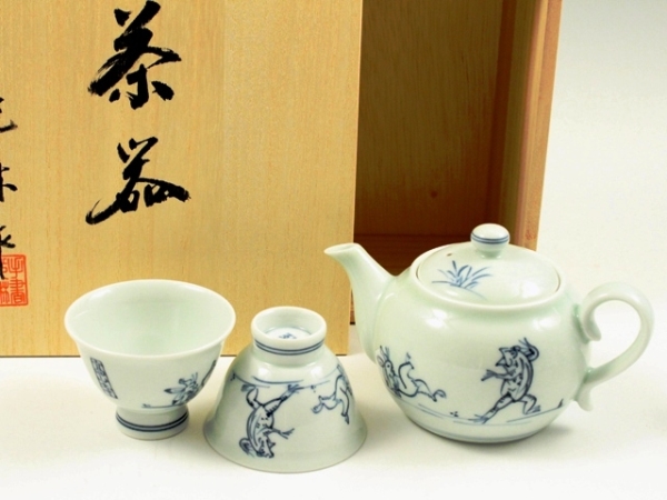 高山寺　小茶器揃（玉露煎茶5 ミニポット1）