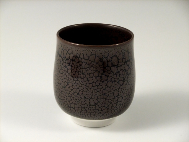 【オリジナル名入れ】＜真右エ門窯＞油滴天目　小湯呑