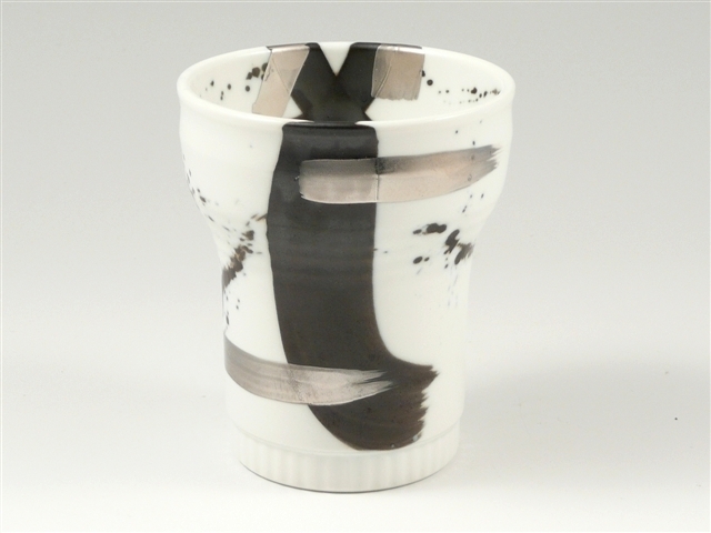 ゼブラ銀彩　キーポ焼酎カップ