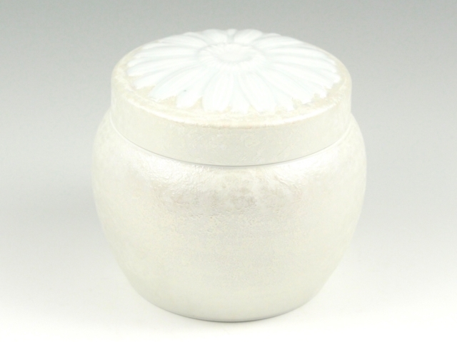 インテリア骨壺 ラスター彩 メモリアルポット ５寸(内径12cm)