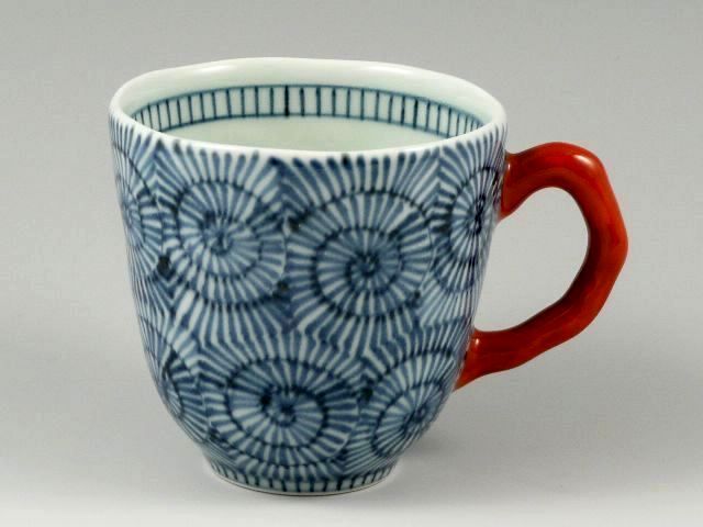 蛸唐草(赤)　マグカップ