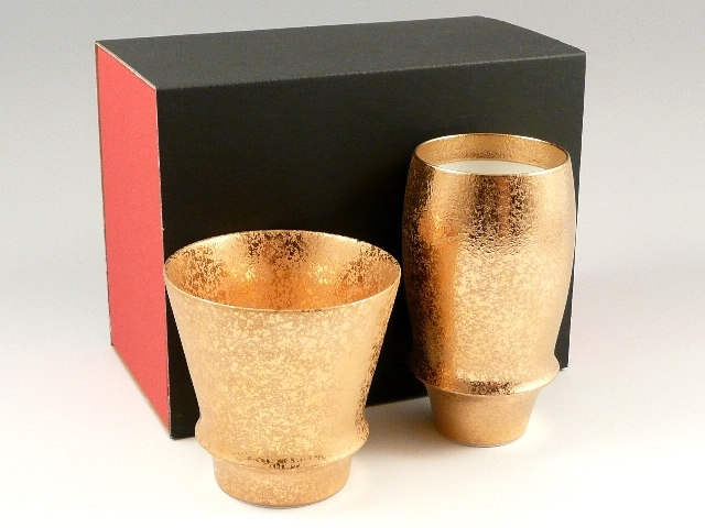 <父の日ギフト好適品>【有田焼 匠の蔵】 ジパング　至高の焼酎グラス・プレミアムビアグラスセット