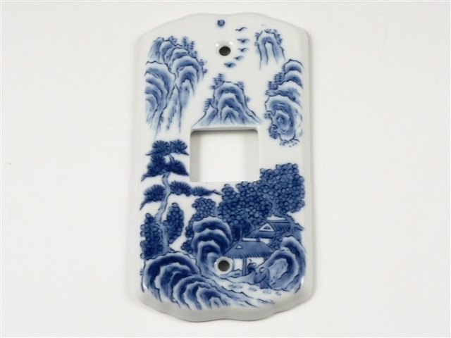 山水　スイッチプレート　１穴