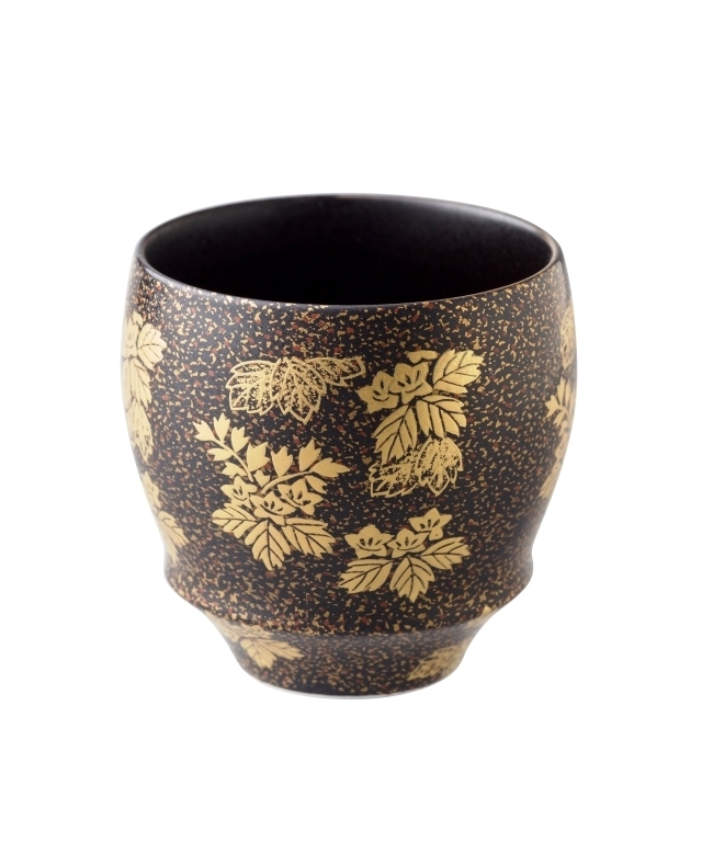 【有田焼 匠の蔵】蒔絵（丸）　SAKE GLASS