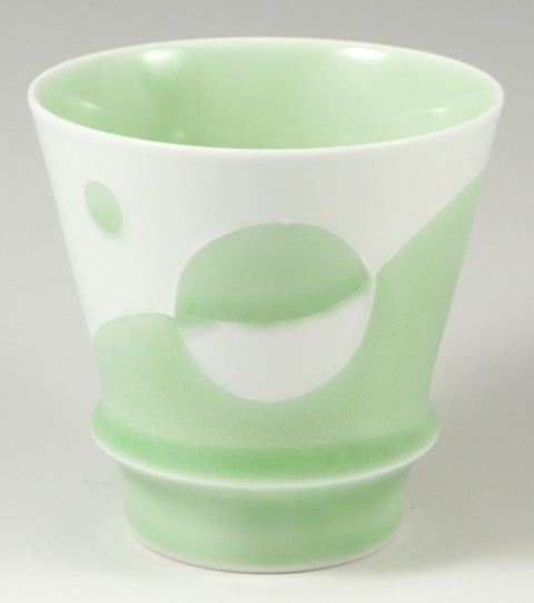 【オリジナル名入れ】　　グリーンパンプキン　至高の焼酎グラス＜オリジナル＞