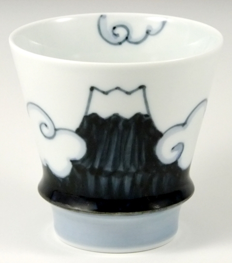 【オリジナル名入れ】　青富士　至高の焼酎グラス＜オリジナル＞