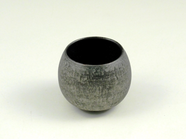 晶雲母銀　しずく小付