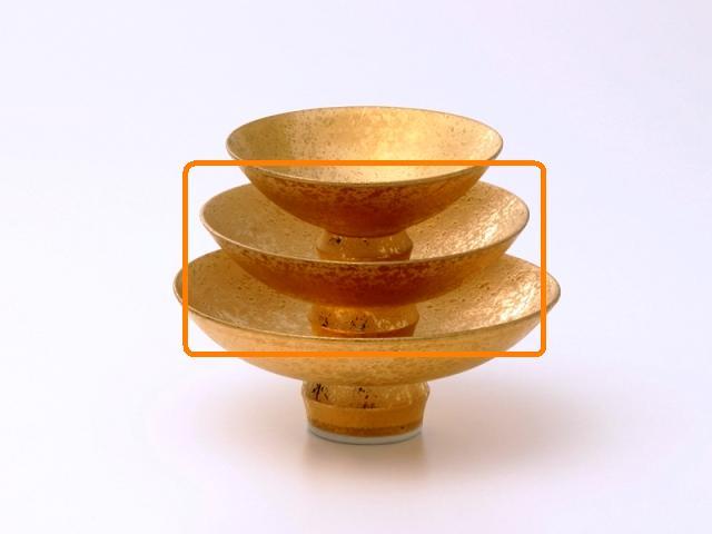 【匠の蔵　至福の盃(中)】 金彩　