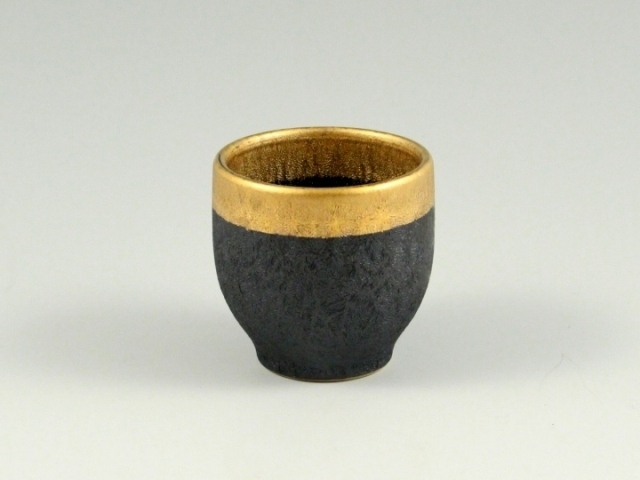晶渕金塗　グイ呑