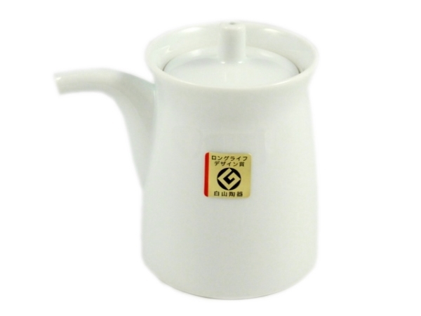 白山陶器(HAKUSAN) 白磁 G型しょうゆさし(大)