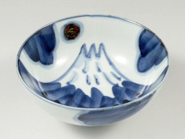 富士山　茶碗 大