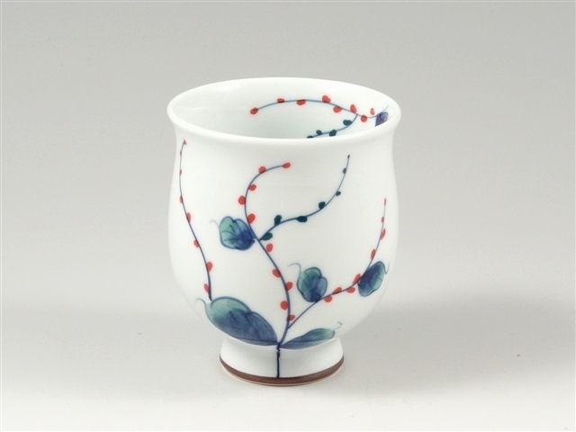 水引草　湯呑 小