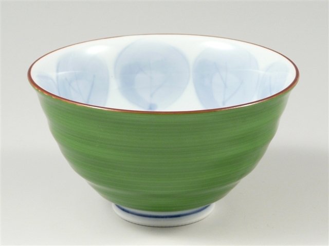 木の葉フクロウ　茶碗 大