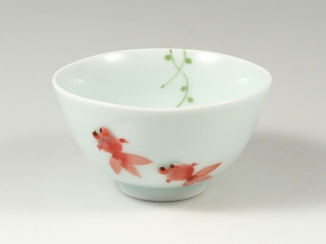出目金　波渕茶碗 小