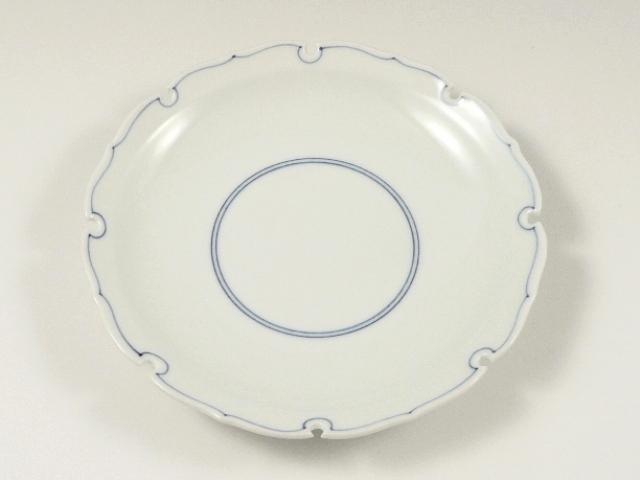 見込筋雪輪型　５寸皿