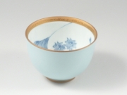 水釉流水桜　千茶