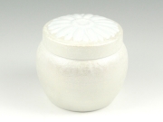 インテリア骨壺 ラスター彩 メモリアルポット ４寸(内径9cm)