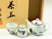 古代山水　小茶器揃（玉露煎茶5 ミニポット1）