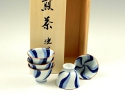 内外流水　小千茶揃(玉露煎茶5客揃)