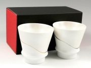 【有田焼 匠の蔵】 プロスト(金・プラチナ)　ペア至高の焼酎グラス＜オリジナル＞