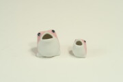 【ちろりん】三つ蛙  ピンク大小 セット