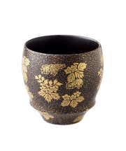 【有田焼 匠の蔵】蒔絵（丸）　SAKE GLASS