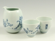 高山寺(鳥獣戯画)  半酒器セット(徳利1 グイ呑2)