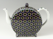 【村上玄輝 作品】染錦黄彩亀甲桜文　水注