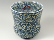 【村上玄輝 作品】黄彩果実絵　水指（小）