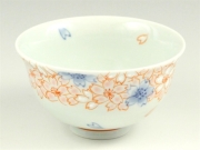 染錦渕桜　茶碗 大