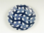 結　織　５寸皿